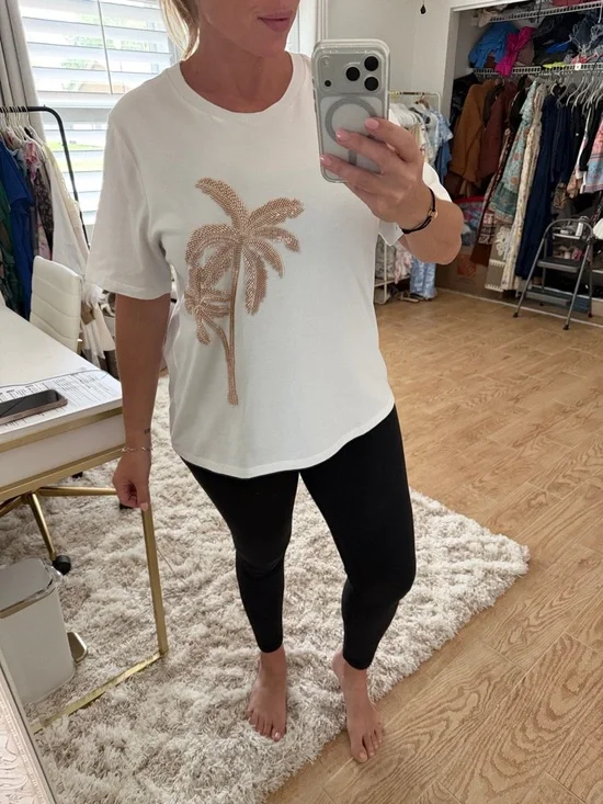 White Short Sleeve Tee - Picture 1 of 5